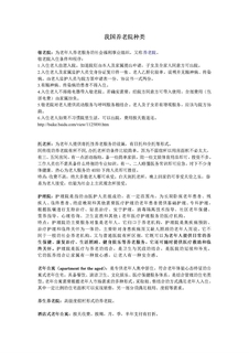 国内外养老院种类