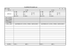 3.3.2.3生活照料护理交接班报告