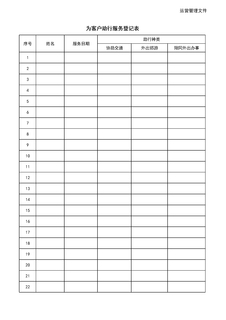 4.10.3.5助行服务登记表