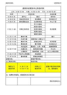 4.13.3.1居家养老服务时间