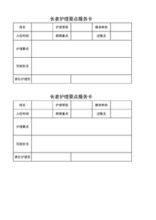 4.2.3.7床头卡信息