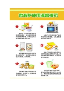 微波炉安全标识
